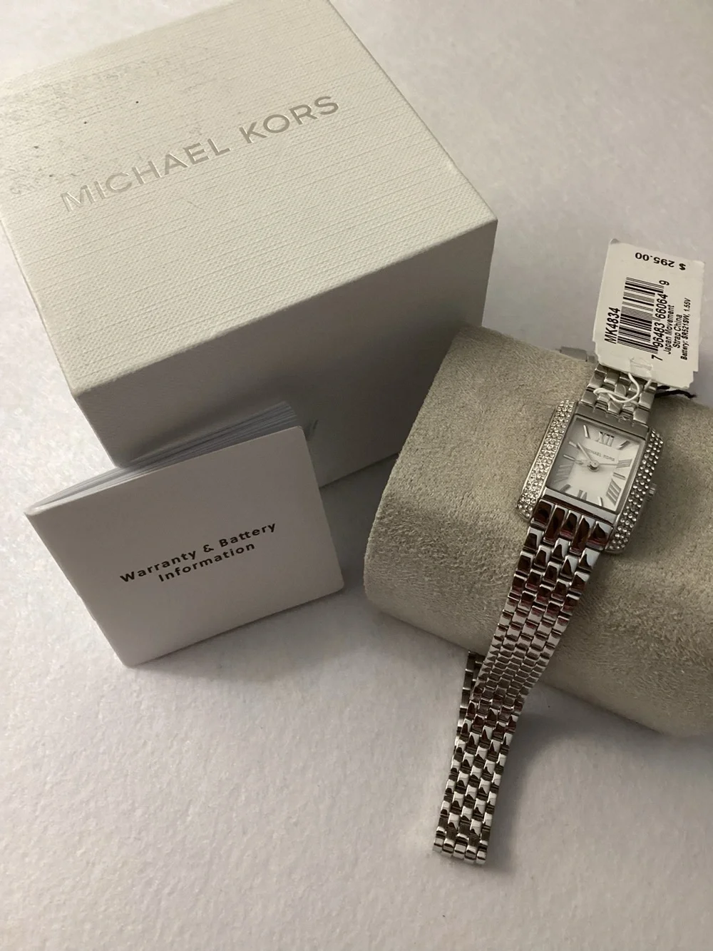 Michael Kors Emery Double Wrap Three-Hand Stainless Steel Watch 22mm